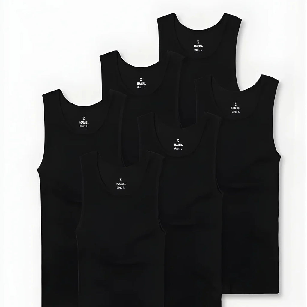 Premium Ultra-Soft Cotton Fitted Tank Top 3-Pack Bundle (Copy)
