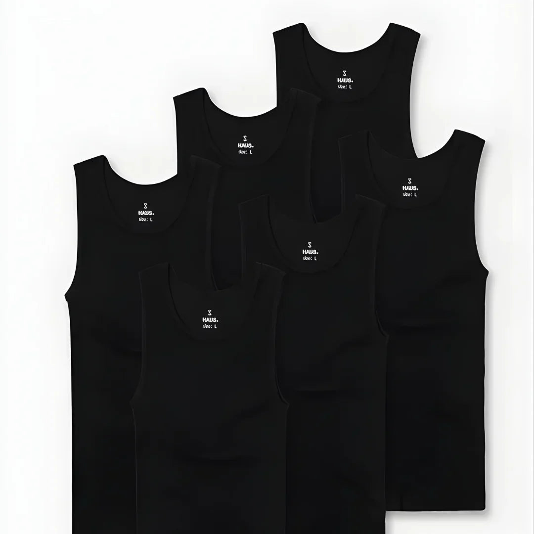 Premium Ultra-Soft Cotton Fitted Tank Top 3-Pack Bundle (Copy)