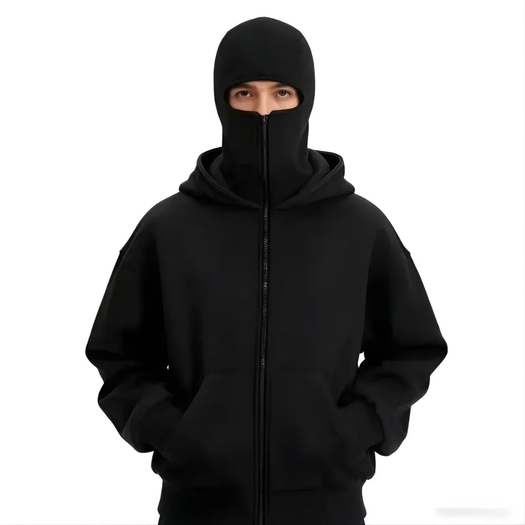 Aura Minimal Smart Hoodie - With Built-in Balaclava