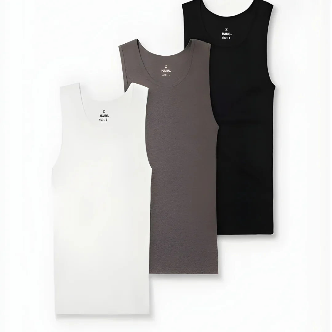 Premium Ultra-Soft Cotton Fitted Tank Top 3-Pack Bundle (Copy)