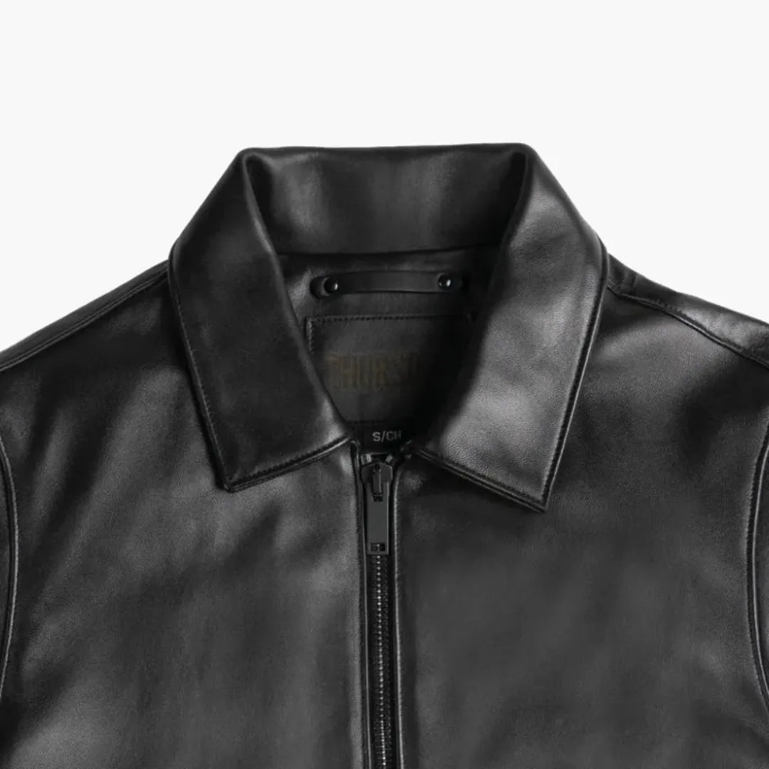 Men's Premium Classic Leather Jacket — 68% OFF Today + Free Shipping