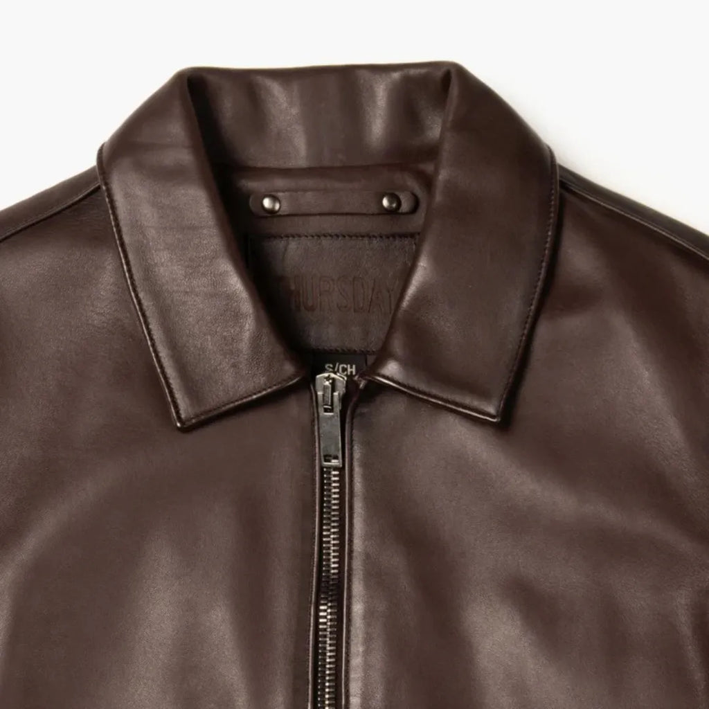 Men's Premium Classic Leather Jacket — 68% OFF Today + Free Shipping