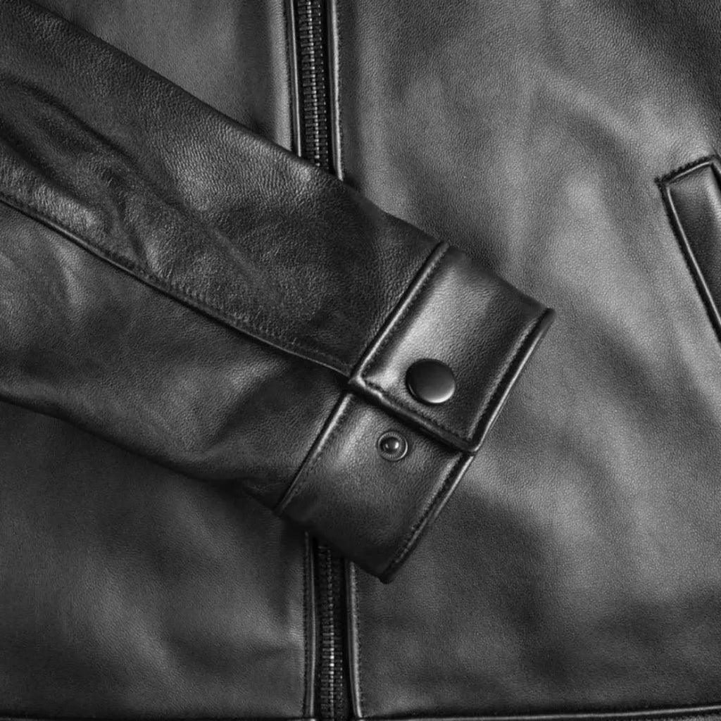 Men's Premium Classic Leather Jacket — 68% OFF Today + Free Shipping