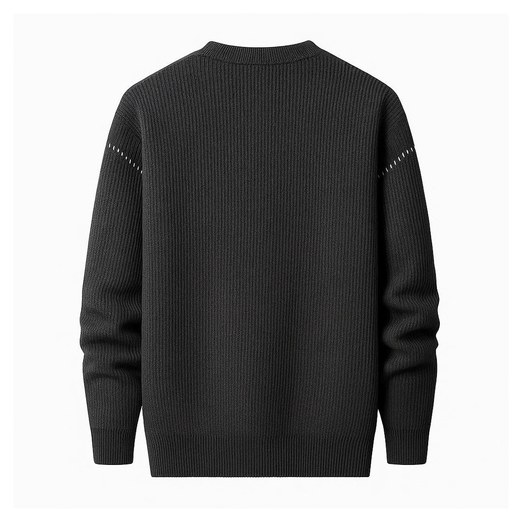 UrbanEase Knit Crew Sweater – Effortless Warmth & Modern Simplicity