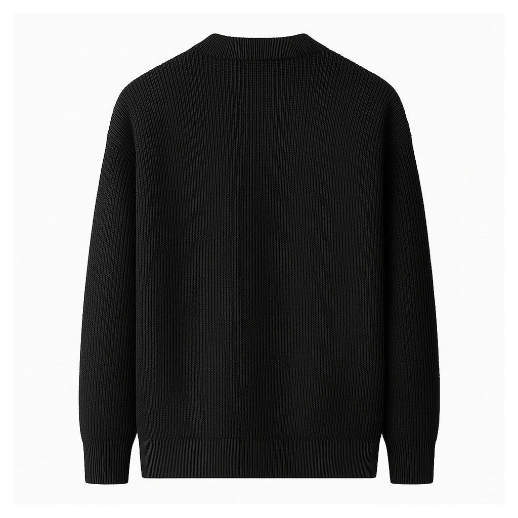 UrbanEase Knit Crew Sweater – Effortless Warmth & Modern Simplicity