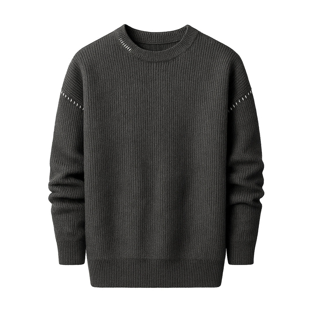UrbanEase Knit Crew Sweater – Effortless Warmth & Modern Simplicity