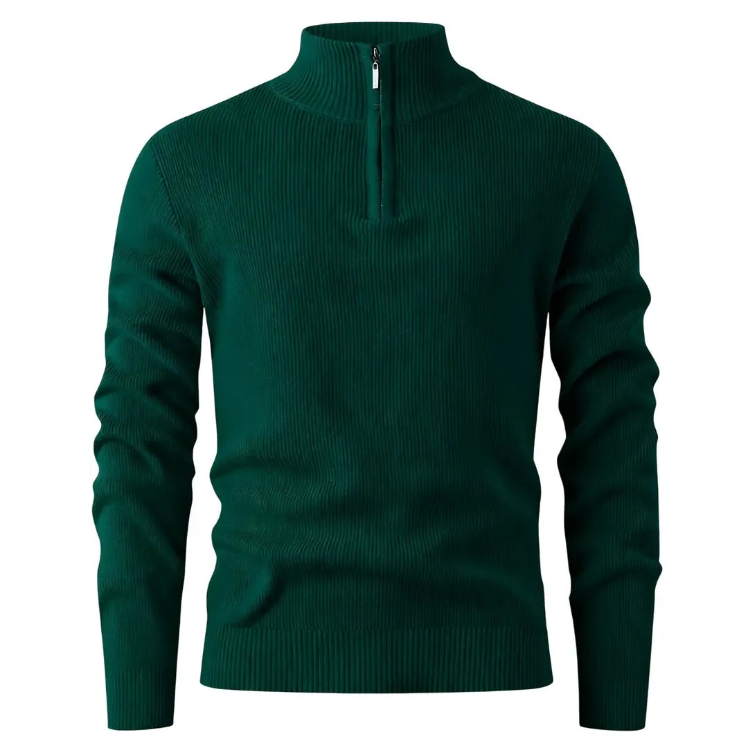 Halden Quarter Zip Knit Sweater — 50% OFF Today + Free Shipping