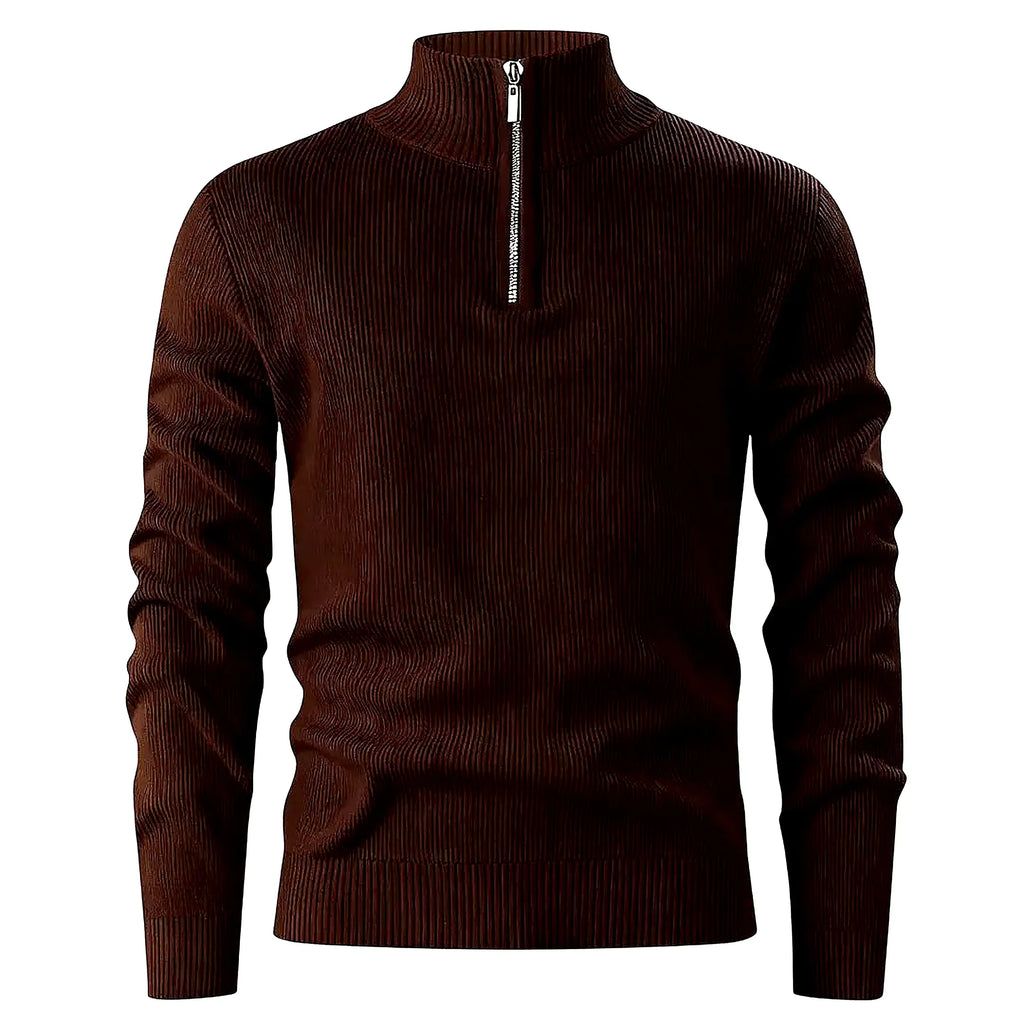 Halden Quarter Zip Knit Sweater — 50% OFF Today + Free Shipping
